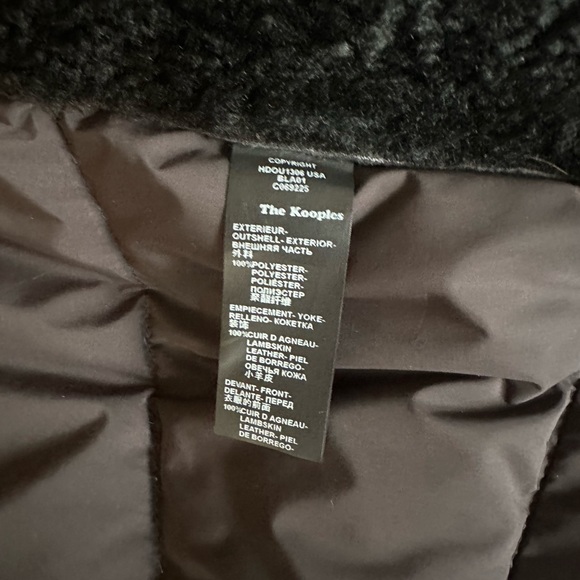 The Kooples Black Bomber Jacket - MEDIUM - Picture 5 of 15